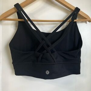 lululemon athletica Black Criss-Cross Sports Bra